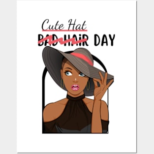 Cute Hat Day Posters and Art